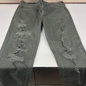 American Eagle hi rise jetting super stretch pants size 6 short